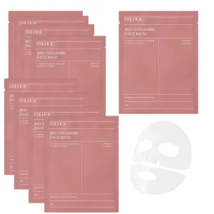 Bio-Collagen Facial Mask Deep Hydrating Moisturizing Firming & Fine Line Reduction Face Skin Care 1 / 5 / 10 Pcs