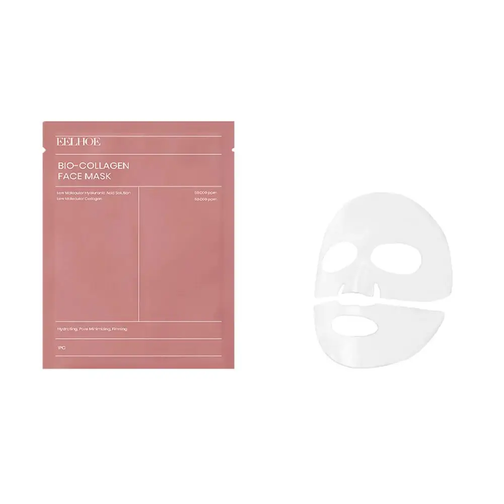 Bio-Collagen Facial Mask Deep Hydrating Moisturizing Firming & Fine Line Reduction Face Skin Care 1 / 5 / 10 Pcs - Image 6