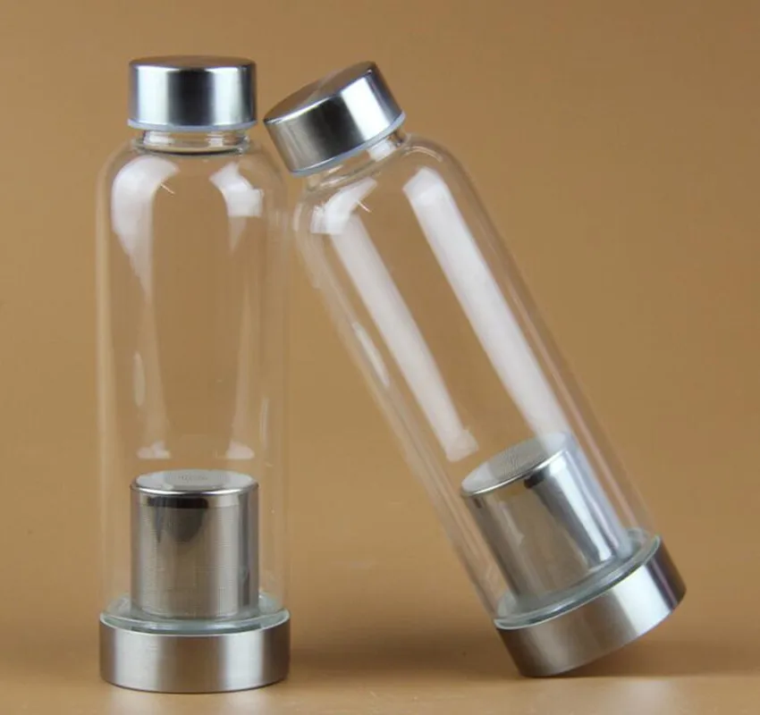 420/550ML My Sport Portable Real Borosilicate Glass Cup Water Bottle filter Tea Travel Mug With Handle Bottle Infuser - Image 2
