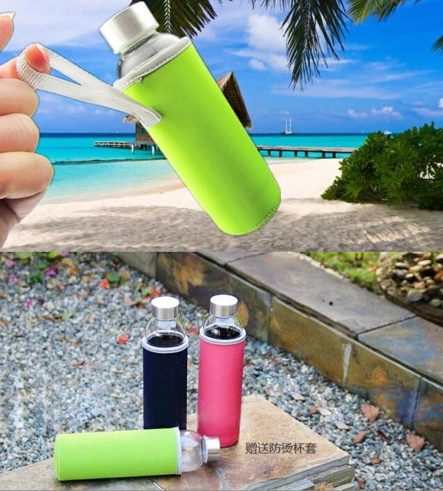 420/550ML My Sport Portable Real Borosilicate Glass Cup Water Bottle filter Tea Travel Mug With Handle Bottle Infuser - Image 4