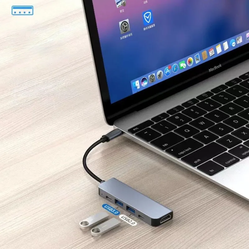USB C Hub to 4K HDMI-Compatible USB 3.0 2.0 Type C PD Charging Dock for MacBook iPad Samsung S10 Dex TV Mouse Keyboard U Disk - Image 5