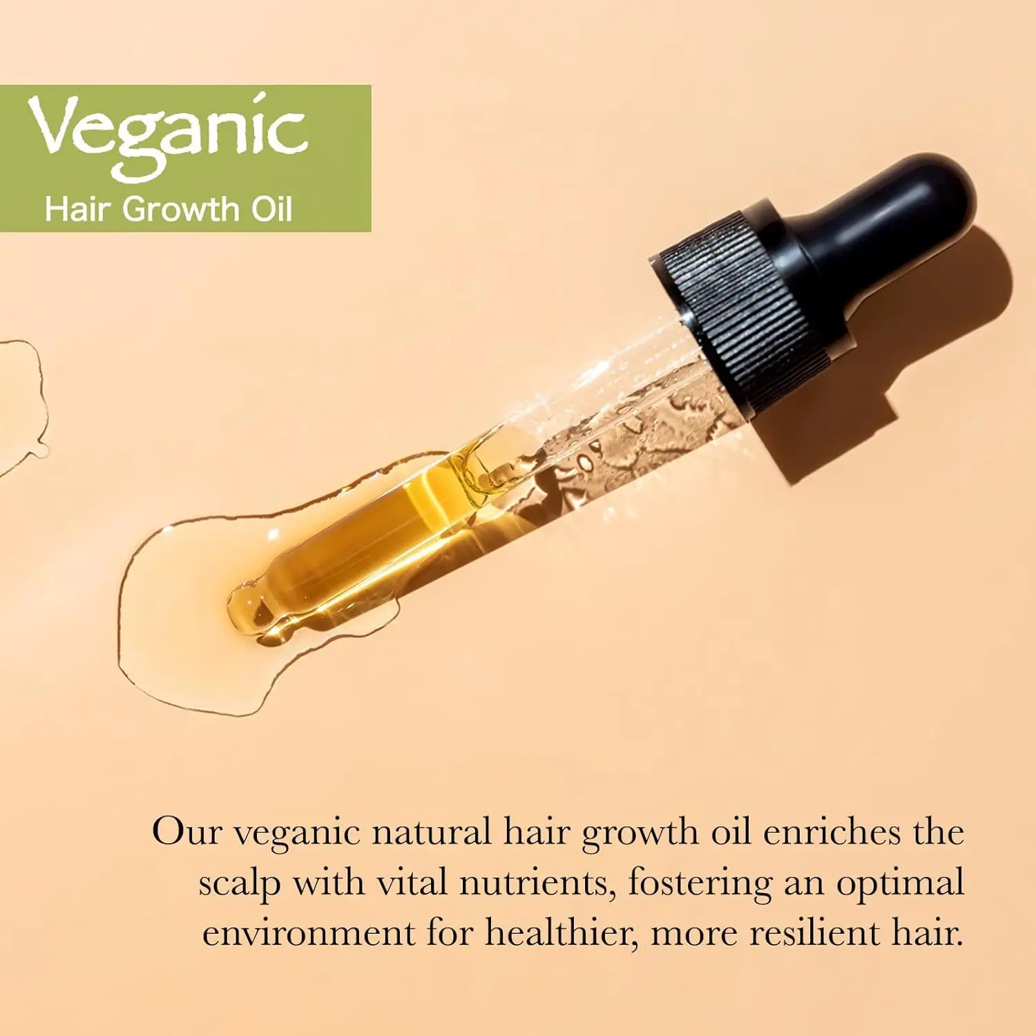 Hair Growth Oil Vegan Hair Growth Oil Natural Vegan Hair Growth Oil For Dry And Damaged Hair Vegan Hair Growth Oil For Dry And - Image 3