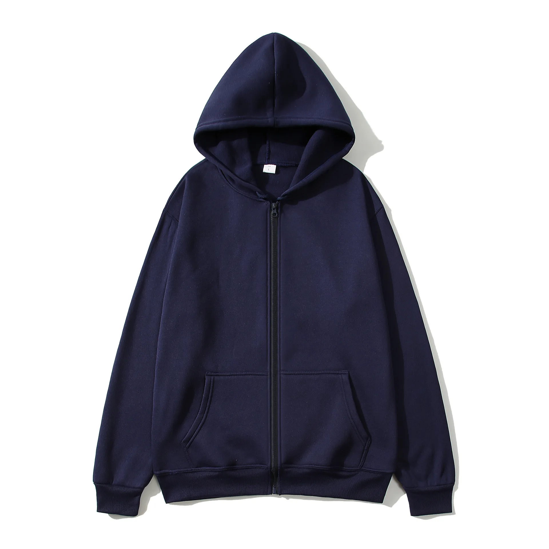 Zipper Hoodies Autumn Winter Men's New Long Sleeve Hooded Sweatshirt Fashion Casual Male Outfit Sportwear Loose Fit Clothes - Image 3