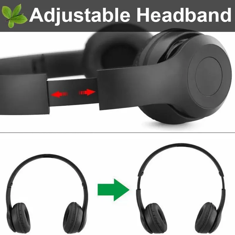 High Fidelity Bluetooth Wireless Headset, Clear Stereo Sound Over Ear Headphones with Built-in HD Mic, Stable Connection - Image 4