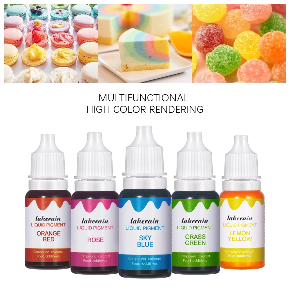 Liquid Pigment Diy Homemade Lipstick Dyes Making Coloring Safe Colorants for DIY Lip Gloss Candle Soap Making Water Oil Dual Use - Image 2