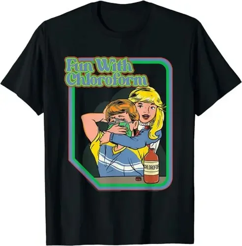 Chloride Funny Black Humor T-Shirt Adult Funny Humor T-Shirt Short Sleeve Women Clothing Harajuku Vintage Fashion Kawaii Y2K Top