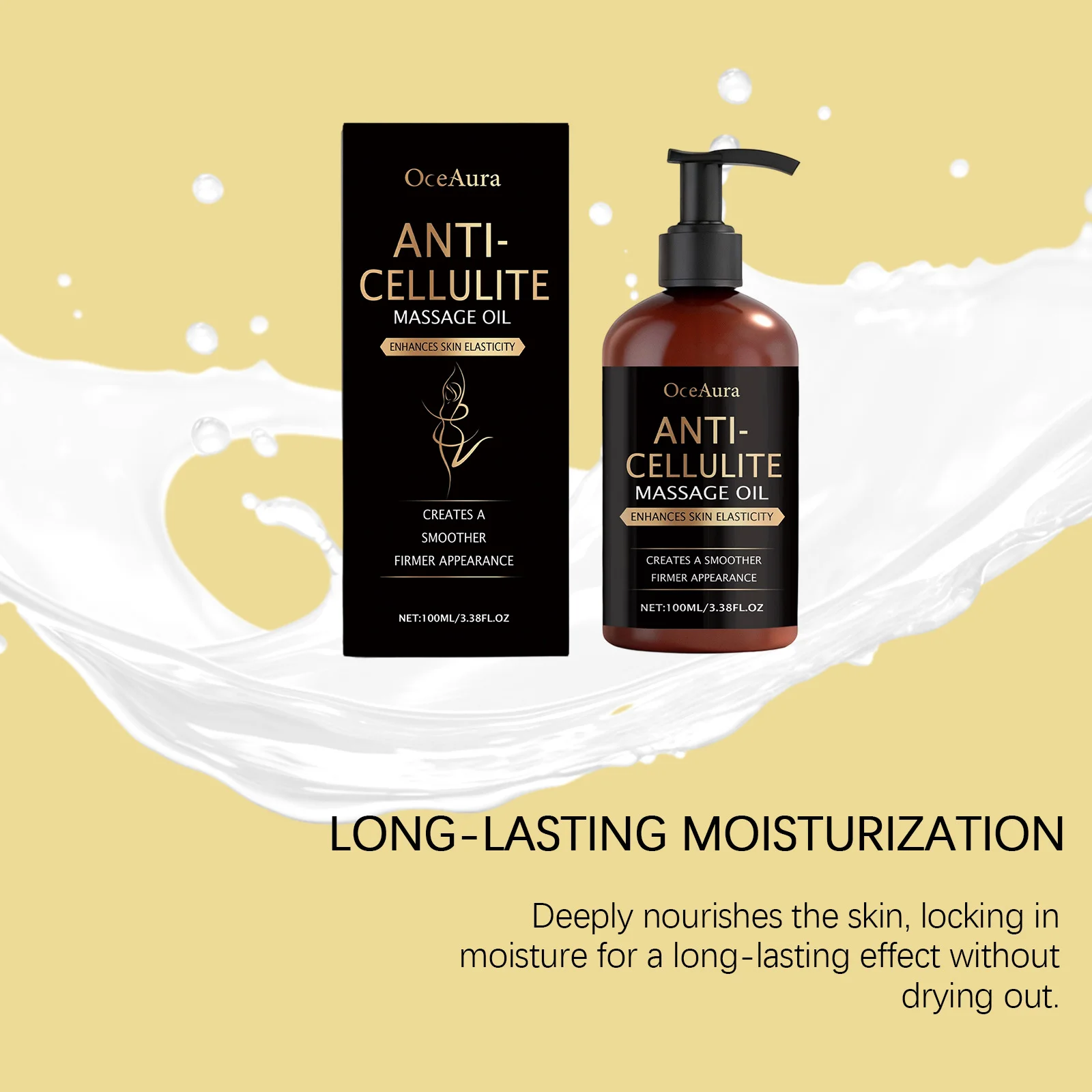 Body Firming Oil Anti Cellulite Improve Sagging Tightening Nourishing Dry Skin Brightening Body Hydrating Massage Essential Oil - Image 4