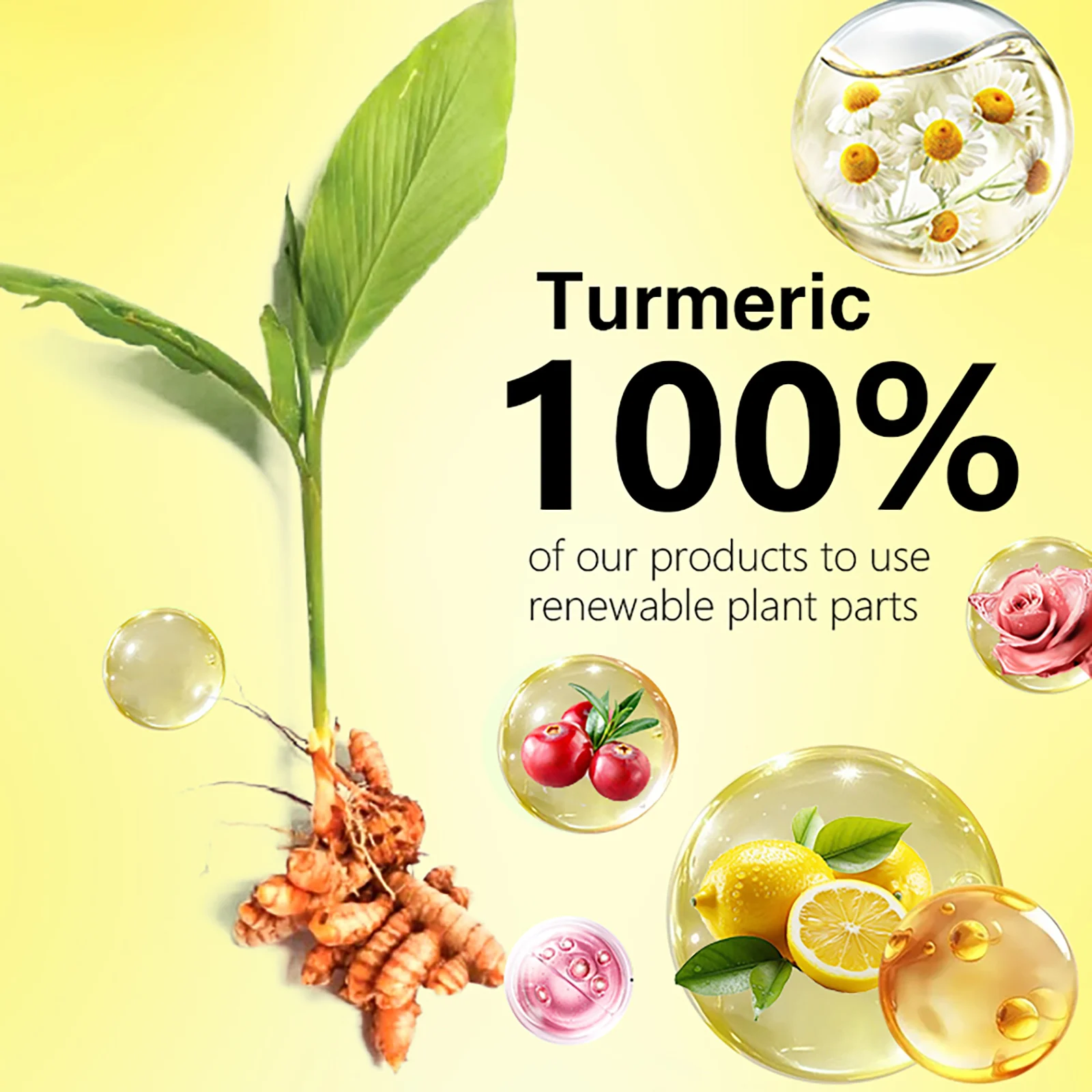 AILKE Organic Turmeric Whitening Skin Care Set, with Vitamin C, Clean Skin, Reduce Acne, Hydrating and Firming for Women - Image 2