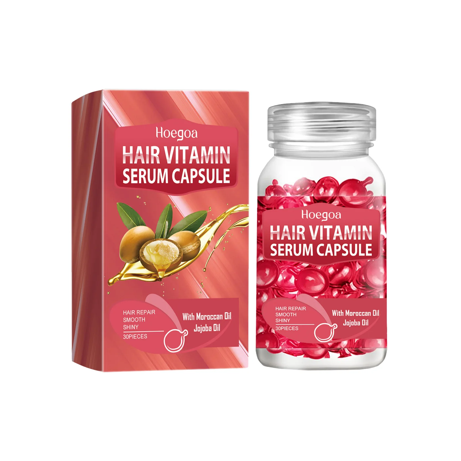 Vitamin Hair Care Oil Capsule Silky Treatment Improving Smooth Deeply Nourishing Repair Damaged Reducing Loss Hair Growth Serum - Image 2