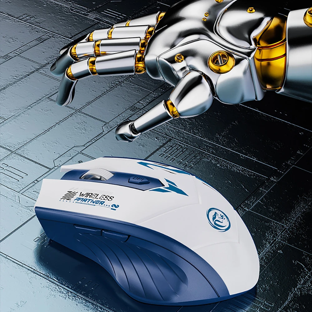 Bluetooth 5.4 Mouse Dual-Mode 2.4G Wireless Mouse 6 Buttons Gaming Mouse Office Silent Mice Rechargeable Mouse For PC Laptop - Image 2