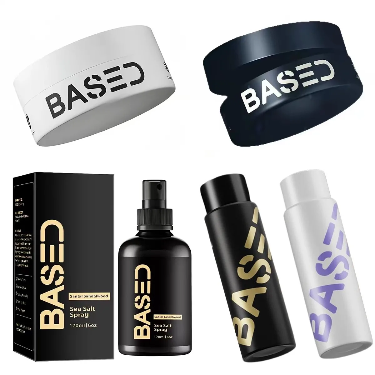 Based Men Cleaning Shampoo Moisturizing&repairing Hair Conditioner Lasting Sea Salt Hair Spray Styling Powder For Perfect Looks