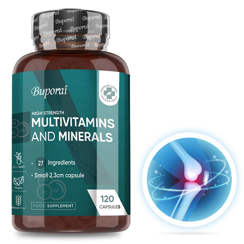 Multivitamins and Minerals Supplements - Maintain Bone Health, Help Relieve Fatigue, and Promote Red Blood Cell Production