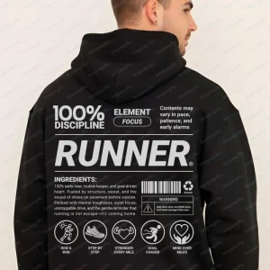 Funny Runner Hoodie Running Club Sweatshirt Gift for Runners Marathon Team Hoodie Winter Clothes Women Hoodies Women Y2k Clothes