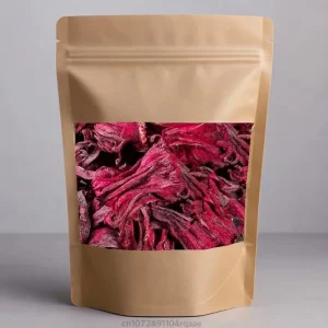 High-Quality Natural Pure Roselle Dry Flower Powder – Red Food Grade Pigment Experimental Dyeing Pigment Application Materials