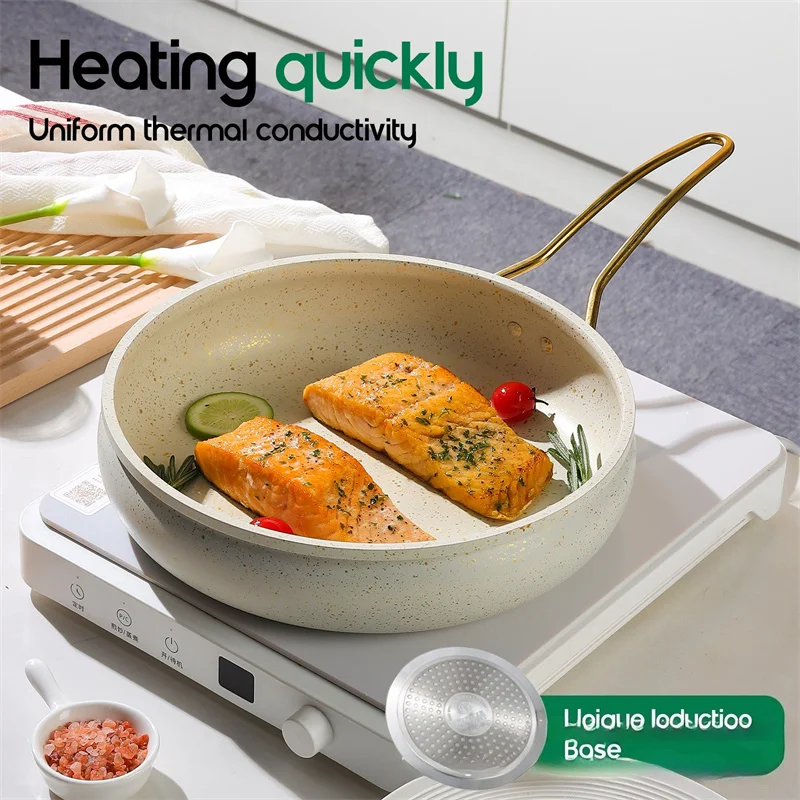 DONNOR 11/24Pcs Cookware Set Kitchen Nonstick Frying Pan Soup Pot Stew Pots with Glass Lid Kitchen Cooking Pot For Induction - Image 3