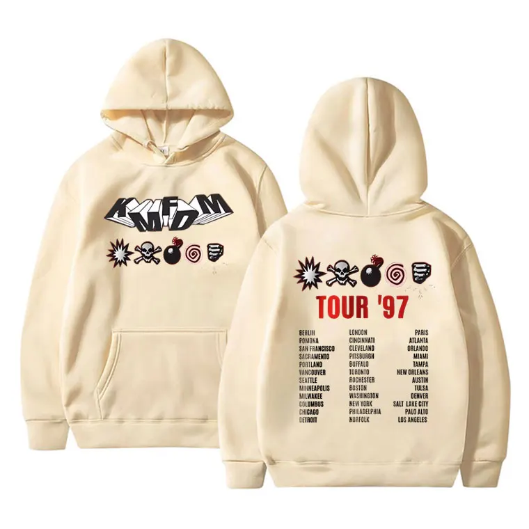 Rock Band Kmfdm Tour 97 Graphic Hoodie Men Women's Vintage Gothic Punk Pullover Hoodies Unsiex Casual Fleece Cotton Sweatshirt - Image 6