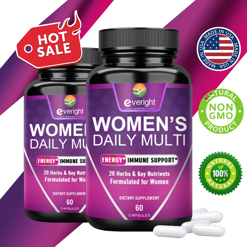 Multivitamin for Women: Supports Joints, Skin, Nails with Magnesium, Biotin, Calcium, Zinc, Selenium