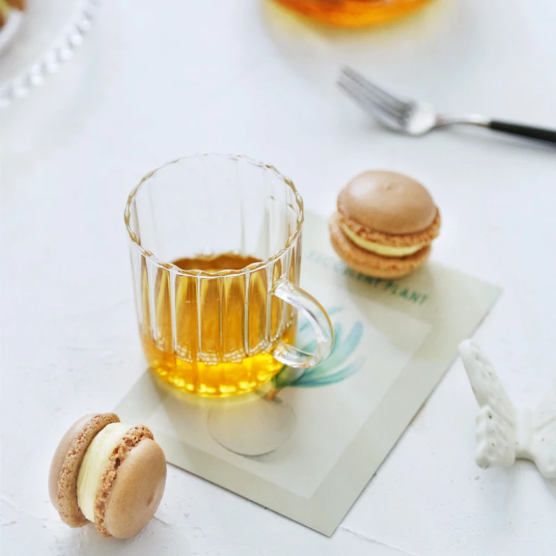 Heat Resistant Glass Retro British Glass Tea Set Teapot Cup Afternoon Fruit Coffee Cup Drinking Water Bottle Drinkware - Image 5