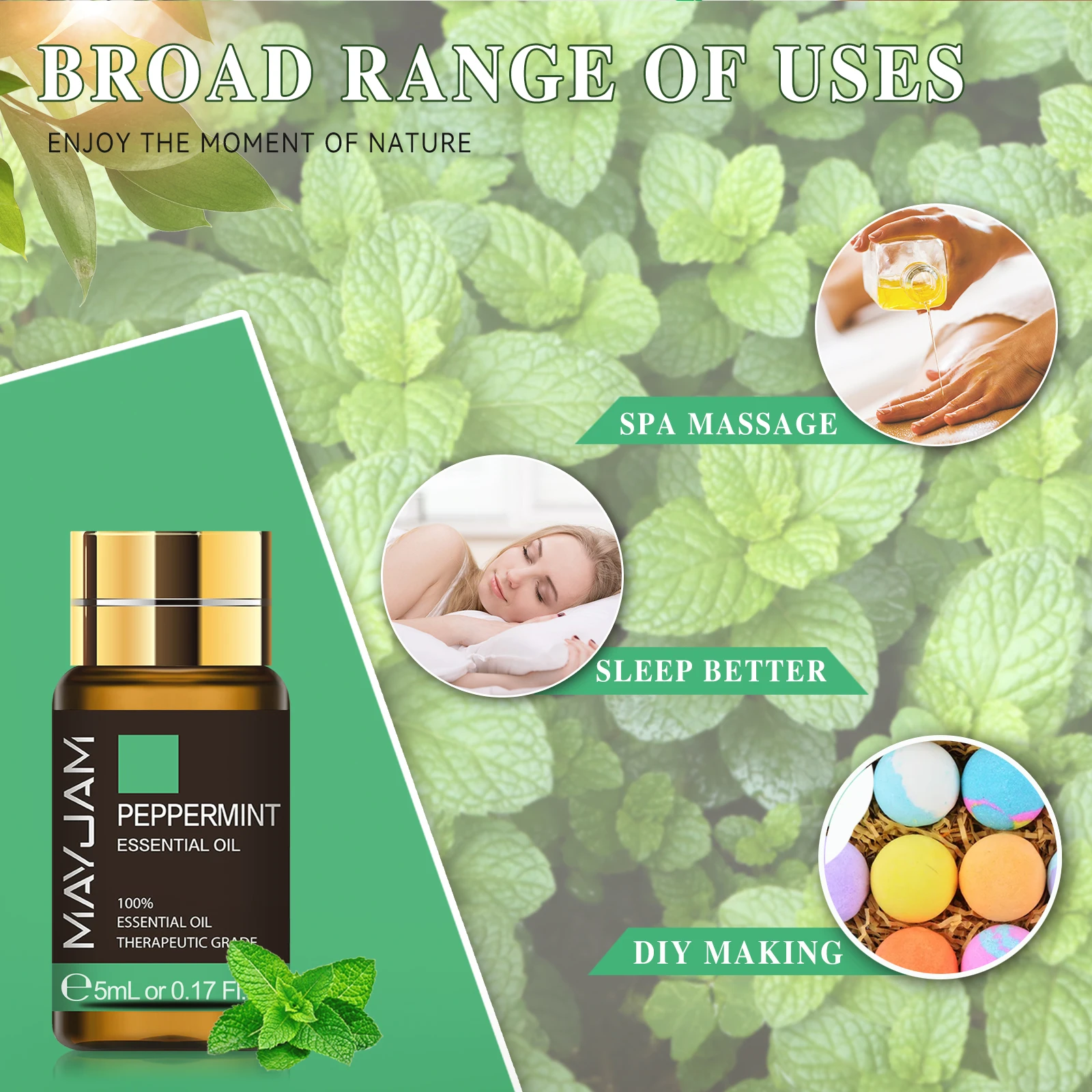 MAYJAM 35 Bottles Essential Oils Set For Humidifier Lavender Eucalyptus Vanilla Oregano Neroli Aroma Oil DIY Making Candle - Image 5