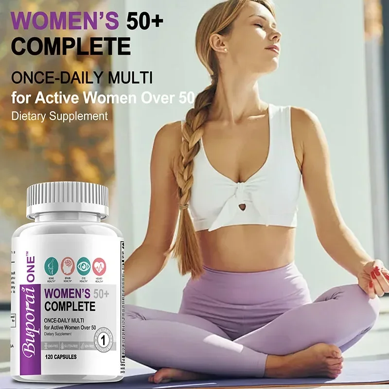 Women’s 50+ Complete Multivitamin - Supports Bone, Eye, Memory, Brain and Skin Health, Antioxidant, Promotes Metabolism - Image 3