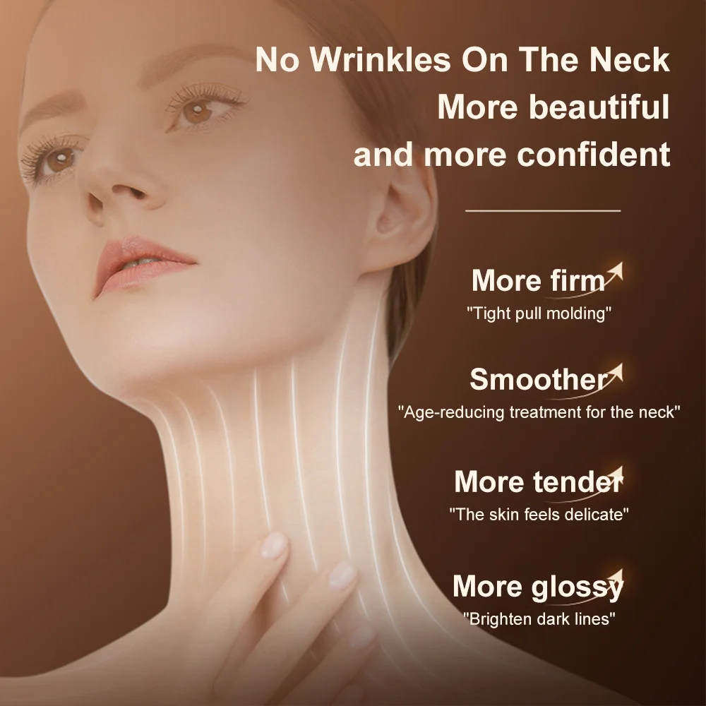 3D Led Face Beauty Machine Photon Facial Neck Skin Tighten Rejuvenation Facial Neck Mask Whitening Remove Neck Wrinkles 4 Modes - Image 3