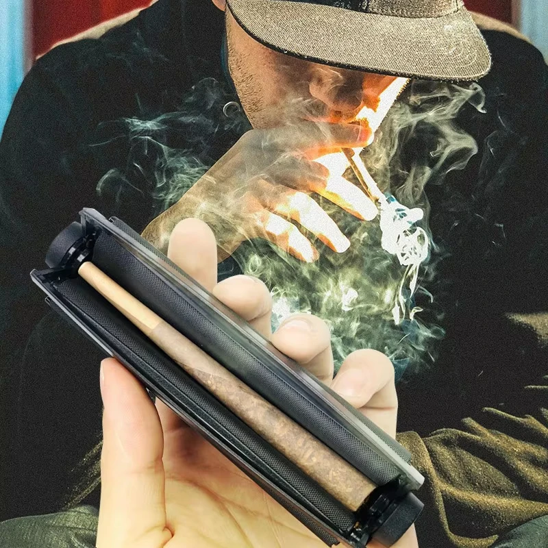 110mm Manual Cigarette Rolling Machine Portable Tobacco Roll Raw Grass Rollers Cigarette Device Machine Smoking Accessories - Image 6