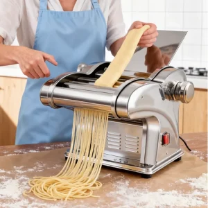 Electric 3 Blade Stainless Steel Dumpling Skin Maker Multifunctional Noodle Machine for Household Small Kitchen Appliance