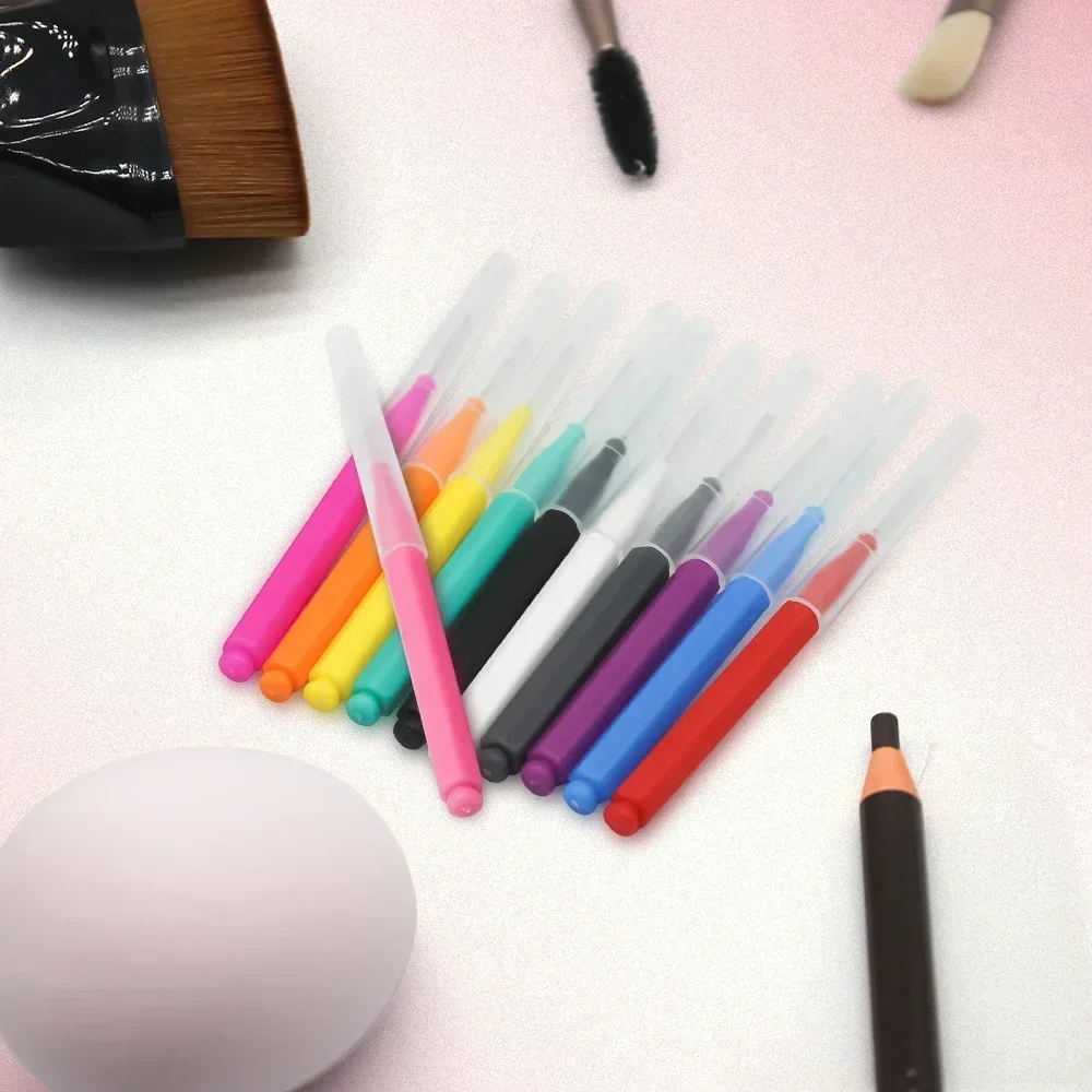 5/10/50PCS Mini Eyebrow Brush Brow Perm Brush Disposable Brow Lifting Brushes Bendable Micro Eyelash Brush Applicators Tools - Image 4