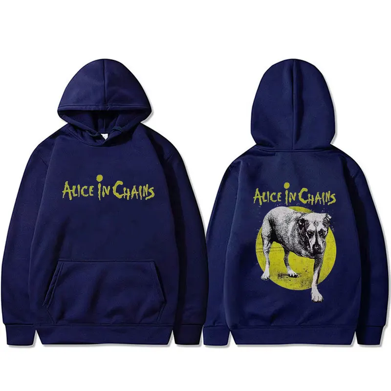 Hot Sale Rock Band Alice in Chains Graphic Hoodie Men Women Retro Gothic Punk Sweatshirt Male Fashion Oversized Pullover Hoodies - Image 3