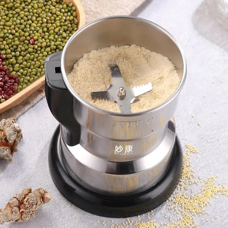 400W Kitchen Cereal Nuts Beans Spices Grains Grinder Machine Electric Coffee Grinder Multifunctional Home Coffee Grinder 220V - Image 2
